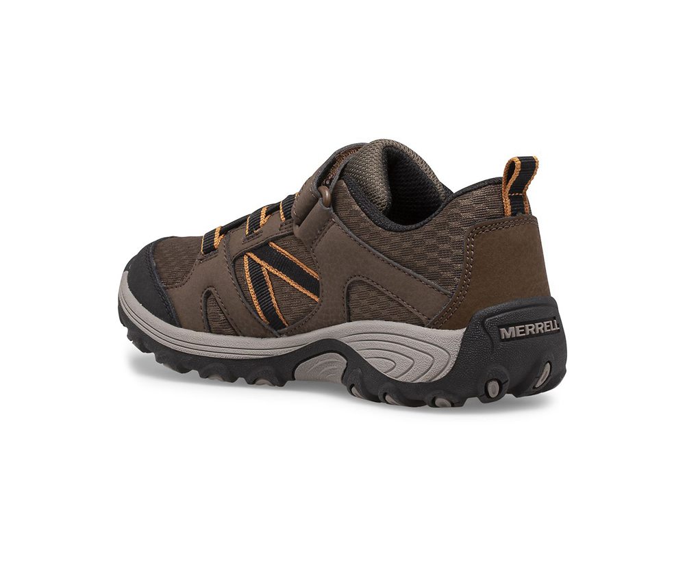 Buty Sportowe Merrell Dziecięce Brązowe - Outback Niskie - 106934-NSG